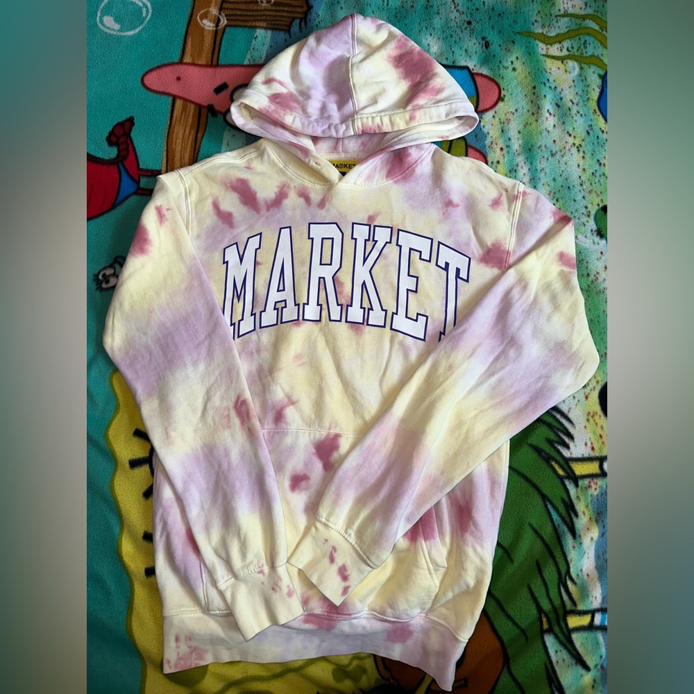 Tie dye ChinaTown Market Hoodie Size Small